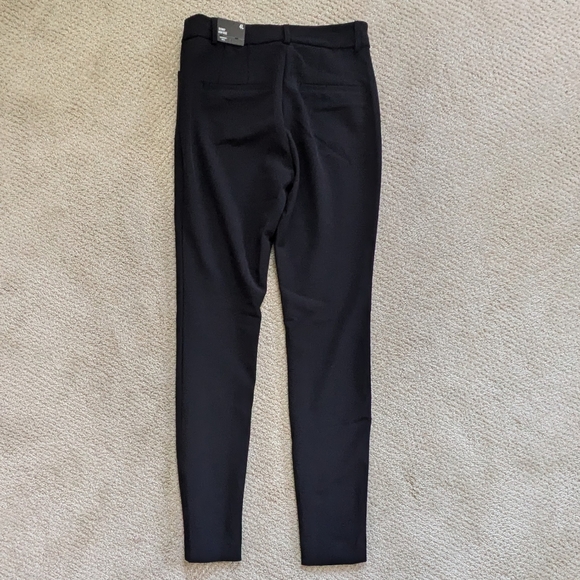 Express Skinny High Rise Super Soft Twill Pants Black Dress Pants Size 4 Long - Picture 3 of 9